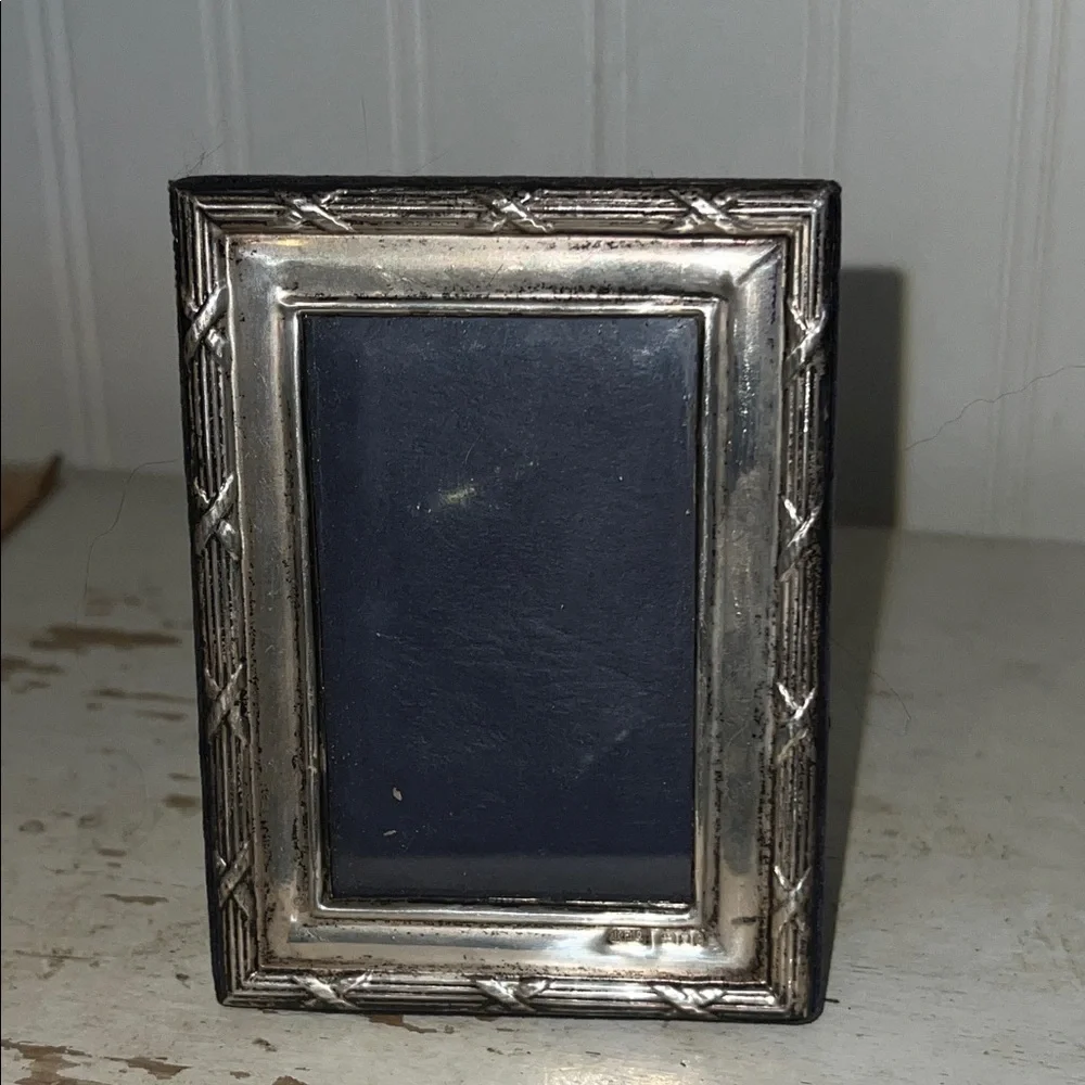 Keyford of London KFL Sterling Silver Art Noveau Style Photo Frame Velvet Back